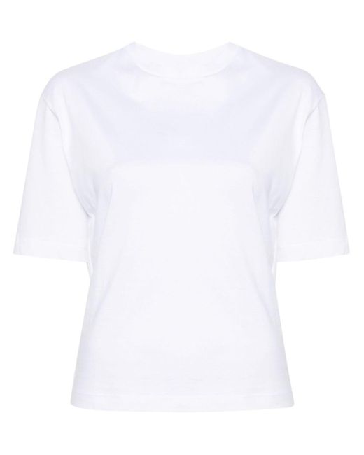 Calvin Klein White Open-Back Organic Cotton T-Shirt
