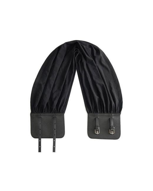 Paloma Wool Black Adriana Ii Ruched Buckle-Fastening Belt