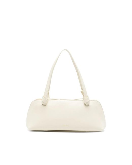 Neous White Tote Bag Aries East Calf Leather