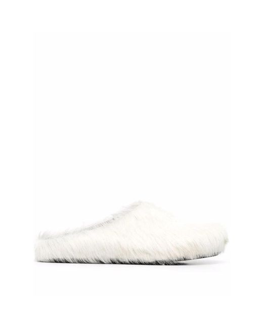 Marni White Slippers for men