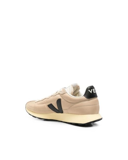 Veja Natural Belem Logo-Patch Panelled Sneakers for men