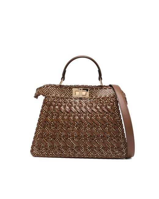 Fendi Brown Tote Bags