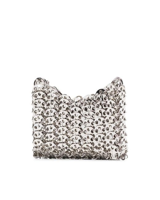 Rabanne White Iconic 1969 Nano Shoulder Bag