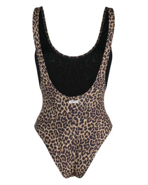 MATINEÉ Brown Leopard-Print Swimsuit