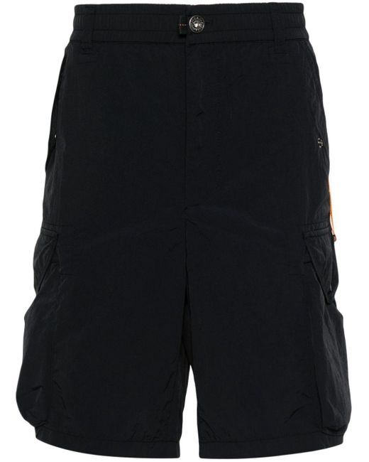 Parajumpers Black Sigmund Cargo Shorts for men