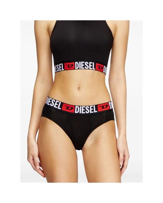 DIESEL Red Underwears Black