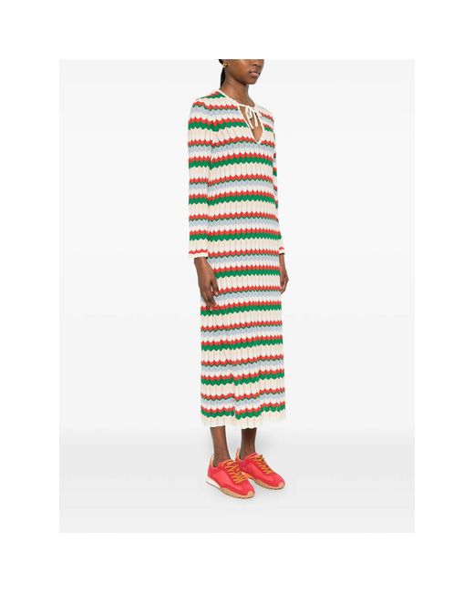 Rixo White Knitted Dresses