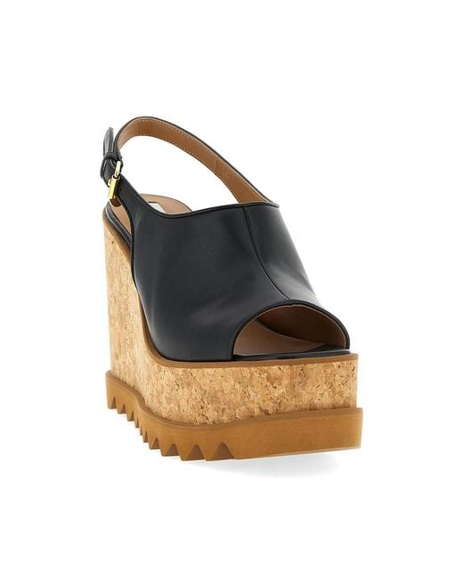 Stella McCartney Natural Open-Toe Sandals