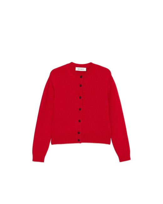 Rohe Red Classic Cardigan