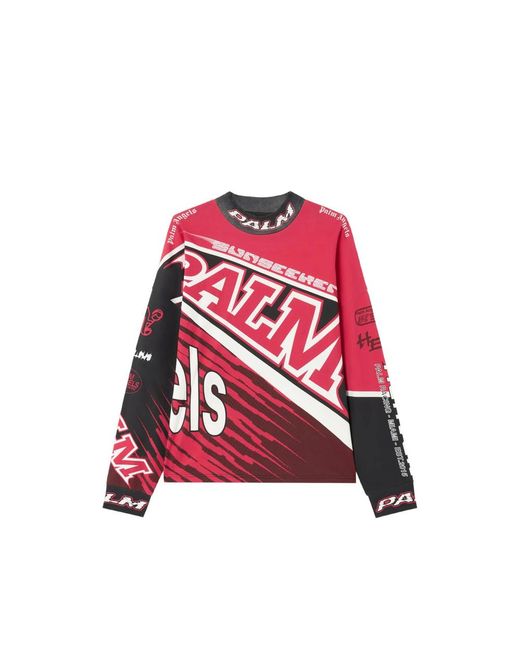 Palm Angels Red T-Shirts & Vests for men