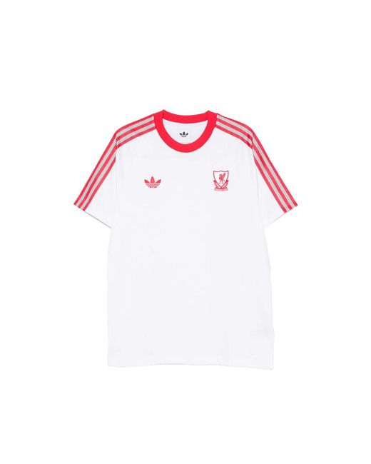 Adidas Red T-Shirt Graphic Print for men