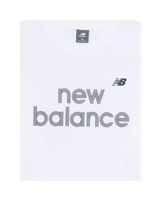 New Balance White T-Shirt