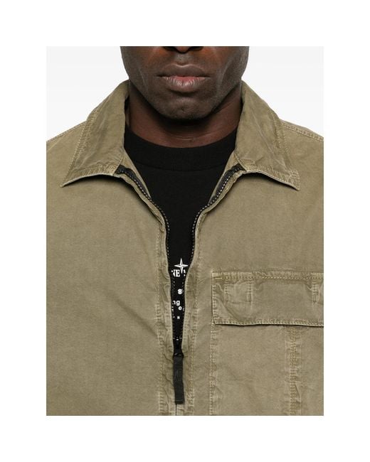 Stone Island Green Shirts for men