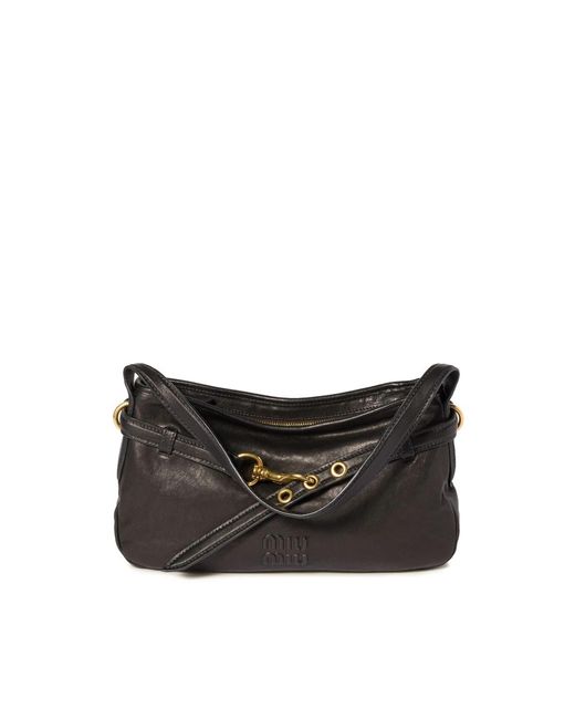 Miu Miu Black Shoulder Bags