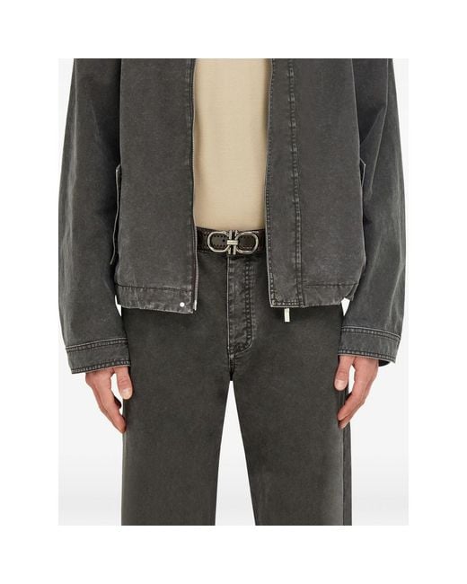 Ferragamo Black Belts for men