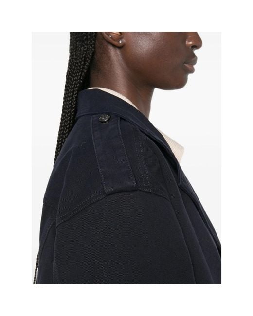 Blazé Milano Blue Button-Up Jacket