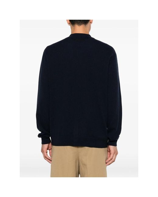 7 For All Mankind Blue Button-Up Long-Sleeve Shirt for men