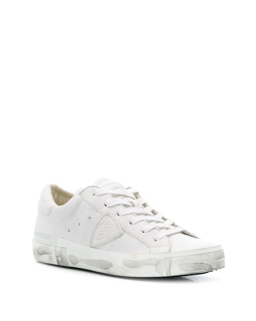 Philippe Model White Prsx Basic Low-top Sneakers