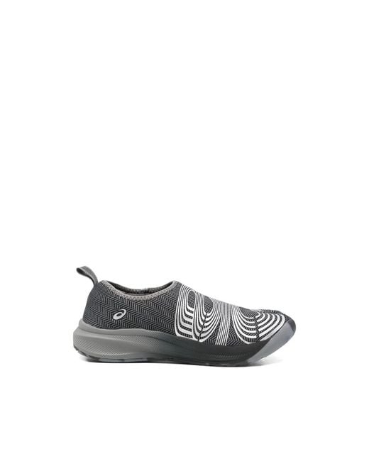 Kiko Kostadinov X Asics Gray X Kiko Kostadinov Lyasa Ff Split-Toe Graphic-Print Sneakers for men