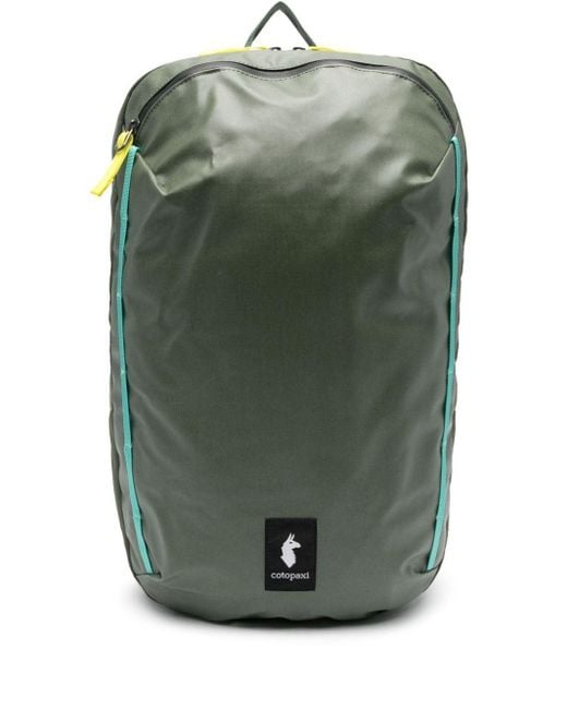 COTOPAXI Green Vaya Logo-Patch Backpack for men