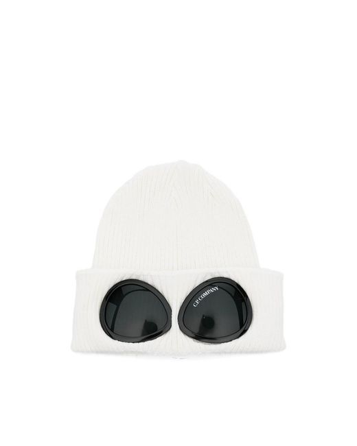 C P Company White Neutrals Hats for men