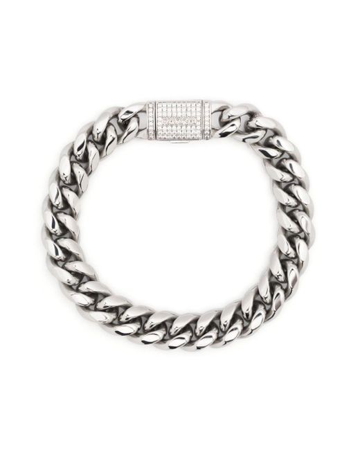 DARKAI Metallic Chain-Link-Plated Bracelet for men