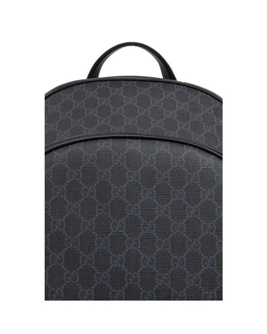 Gucci Black Gg Backpack for men