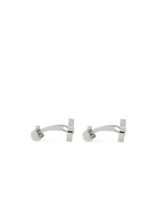 Ferragamo White Cufflinks for men