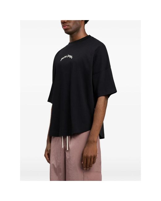 Palm Angels Black T-Shirts & Vests for men