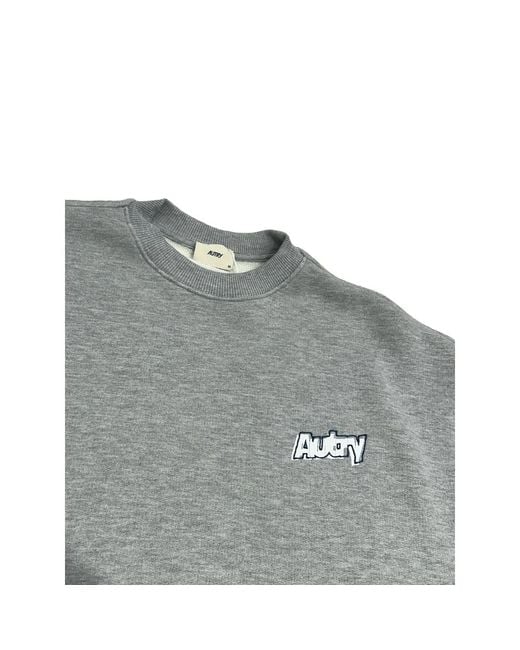 Autry Gray Sweatshirt Logo Print for men