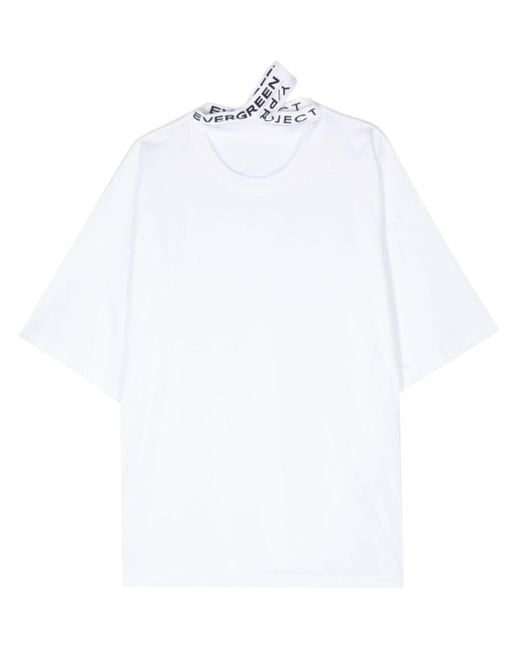 Y. Project White Triple Collar T-Shirt