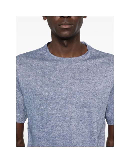 Brunello Cucinelli Blue T-Shirts & Vests for men