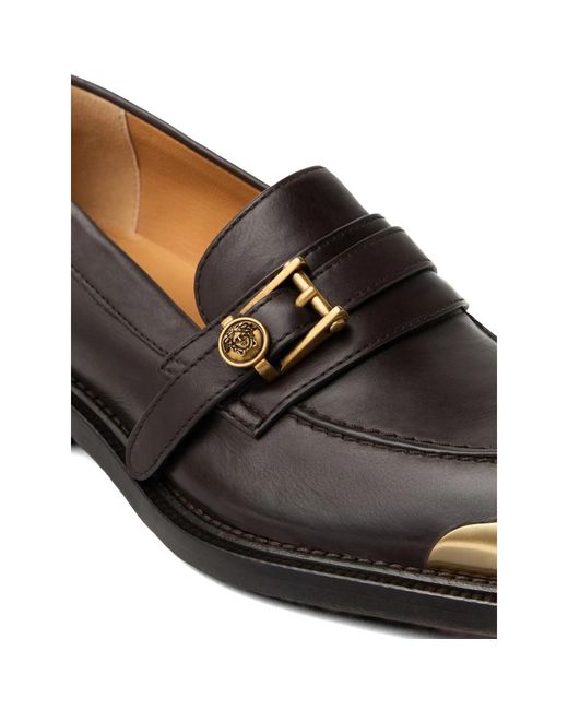 Versace Black Loafers