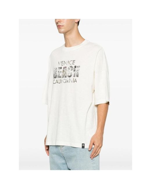 Palm Angels White Neutrals T-Shirts & Vests for men