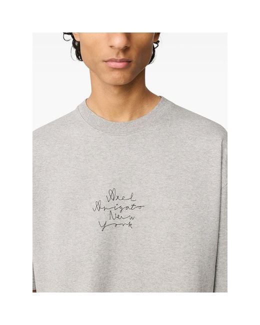 Axel Arigato Gray New York City T-Shirt for men