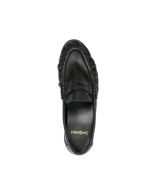 Saint Laurent Black Loafers