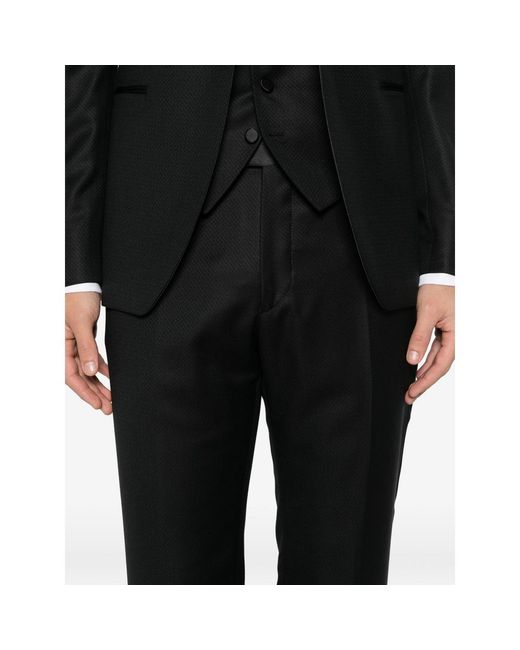 Tagliatore Black Suits for men