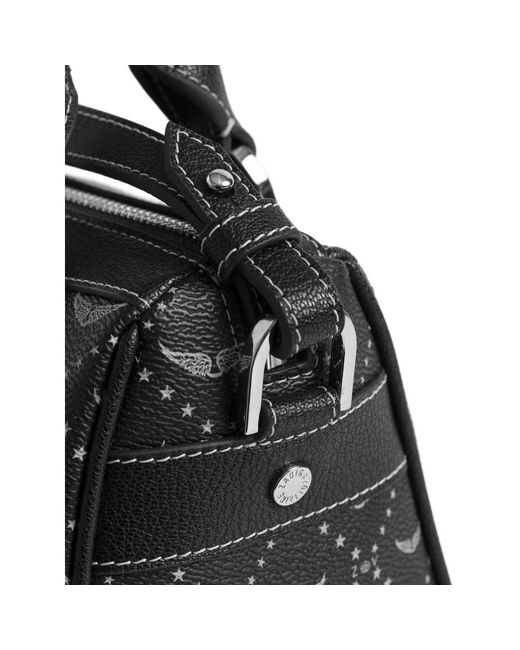 Zadig & Voltaire Black Sunny Small Vibe Monogram Bag