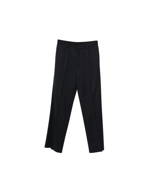 Lardini Black Migio Pleated Trousers for men