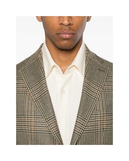 Tagliatore Gray Neutrals Jackets for men