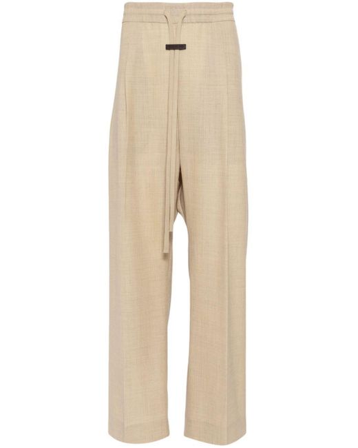 Fear Of God Natural Wide-Leg Wool Trousers for men