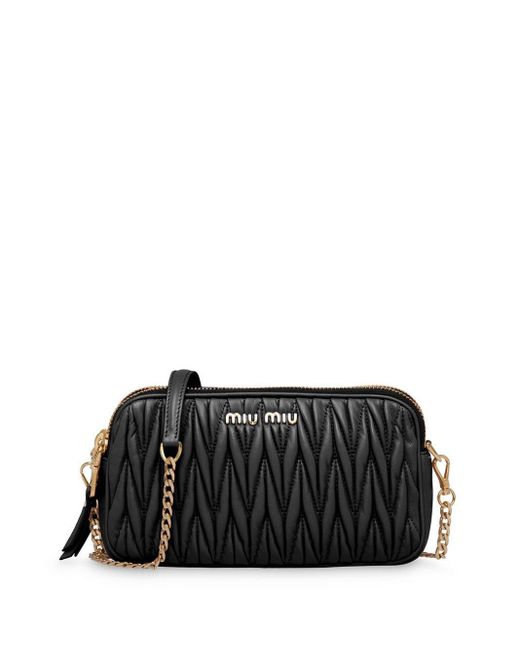 miu miu matelassé mini crossbody bag