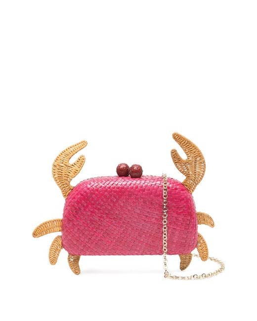 Serpui Pink Crab Mini Bag