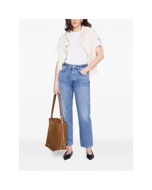 Anine Bing Brown Shoulder Bags