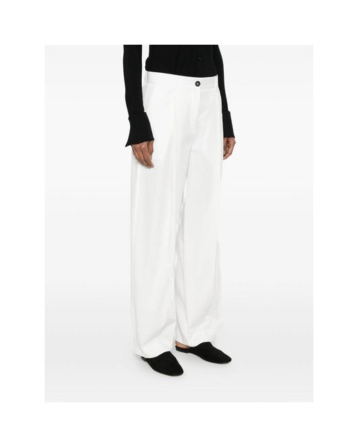 Totême  White Trousers
