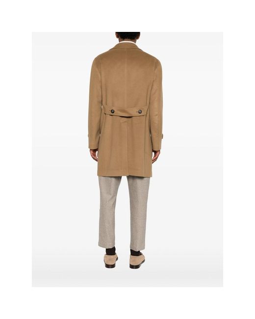 Tagliatore Brown Neutrals Coats for men