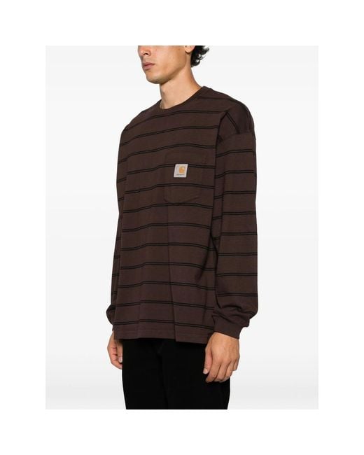Carhartt Brown T-Shirts And Vests for men