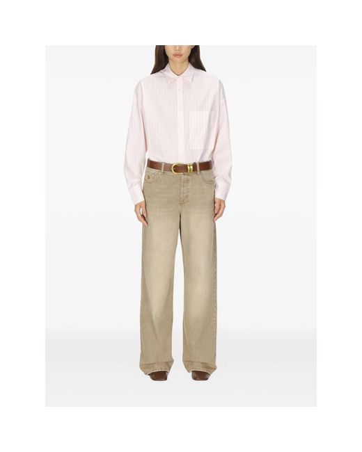 By Malene Birger Gray Vinola Cotton Jeans