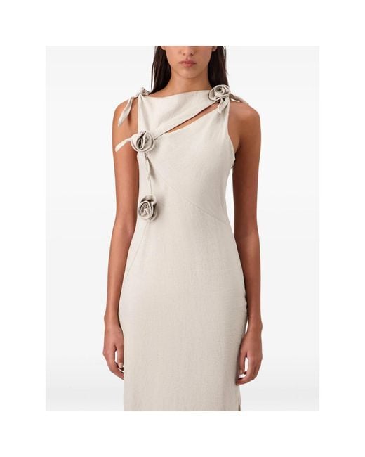 Coperni White Dresses Neutral