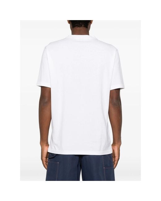 Boss White Join Graphic-Print T-Shirt for men